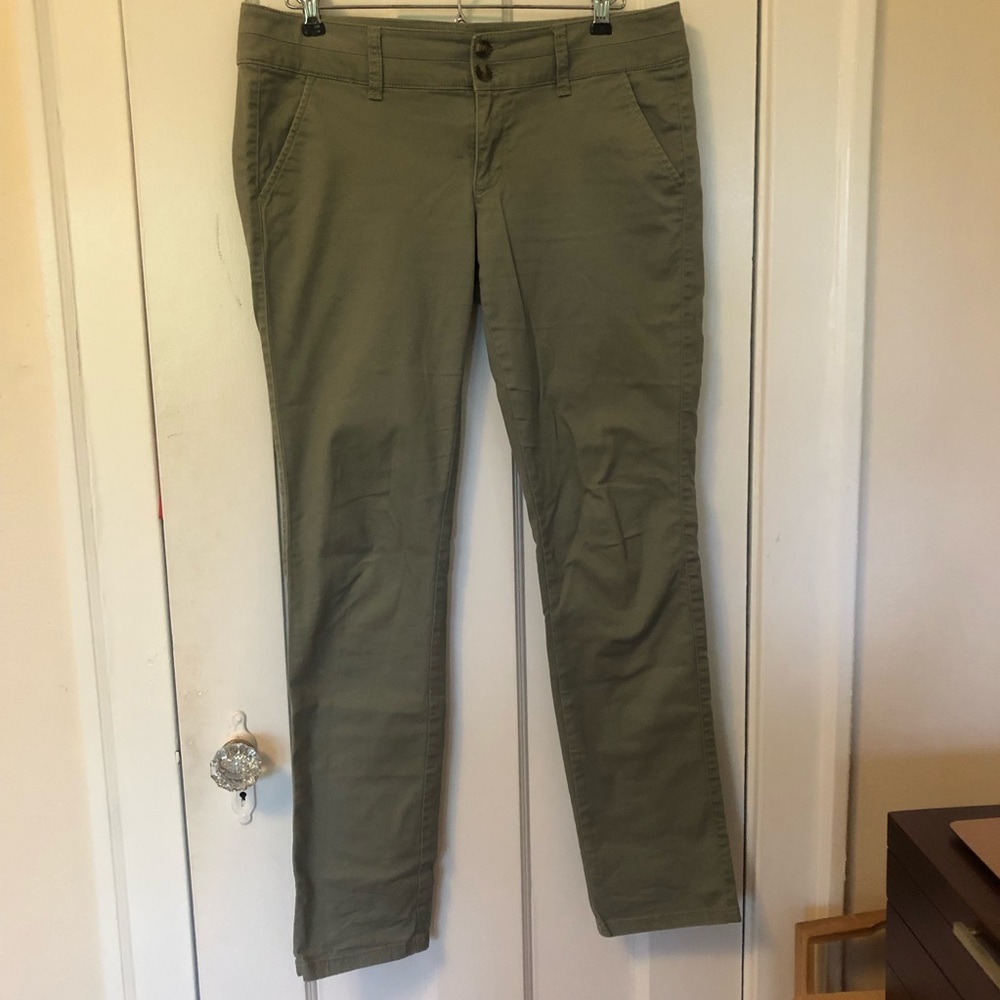 sage green chinos